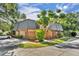 Charming condo with fenced-in yard, mature trees, and well-maintained landscaping at 3824 Saxon Dr, New Smyrna Beach, FL 32169