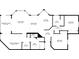 Detailed floor plan showcasing the layout of the home including the living room, bedrooms, and kitchen at 438 Bouchelle Dr # 105, New Smyrna Beach, FL 32169