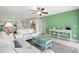Cozy living room with comfortable seating, stylish decor, and bright accents at 454 Bouchelle Dr # 102, New Smyrna Beach, FL 32169