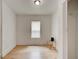 Bright bedroom with a closet and modern light fixture at 514 Mary Ave, New Smyrna Beach, FL 32168
