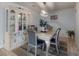 Elegant dining room boasts a china cabinet and stylish decor at 5476 W Bayshore Dr, Port Orange, FL 32127