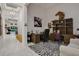 A well-appointed home office with a view to the hallway at 6294 W Fallsgrove Ln, Port Orange, FL 32128