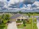 Charming front exterior with a well-manicured lawn, and a two car garage at 6804 Forkmead Ln, Port Orange, FL 32128
