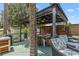 Gazebo boasts wooded view and additional outdoor seating area at 807 Craig St, New Smyrna Beach, FL 32168