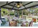 Relaxing outdoor gazebo is the perfect spot for alfresco dining at 807 Craig St, New Smyrna Beach, FL 32168