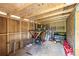 Spacious shed or workshop with wooden walls and exposed rafters and plenty of storage space at 807 Craig St, New Smyrna Beach, FL 32168
