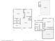 Floorplan of 3 floors including open kitchen, living area, bedrooms and rooftop deck at 895 Catfish Ave, New Smyrna Beach, FL 32169
