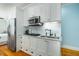 Kitchen featuring a stainless steel refrigerator and gas range stove top at 1212 S Riverside Dr, New Smyrna Beach, FL 32168