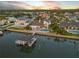 Beautiful waterfront property with a private dock and boat house overlooking the water at 1219 Commodore Dr, New Smyrna Beach, FL 32168