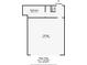 Floor plan featuring the layout of the garage, bathroom and stairs at 1219 Commodore Dr, New Smyrna Beach, FL 32168
