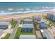 Stunning aerial perspective of the beachside neighborhood and the Atlantic ocean at 2898 Ocean Shore Blvd # 5020, Ormond Beach, FL 32176