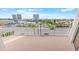 Spacious balcony featuring a view of the city and surrounding landscape at 2967 S Atlantic Ave # 508, Daytona Beach, FL 32118