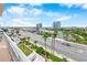 View from a balcony overlooking a highway and the surrounding area at 2967 S Atlantic Ave # 508, Daytona Beach, FL 32118