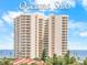 Exterior view of Oceans Six Condo in Daytona Beach Shores, FL, showcasing balconies and beach access at 2967 S Atlantic Ave # 508, Daytona Beach, FL 32118