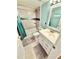 Updated bathroom featuring a shower/tub combo and a stylish, modern vanity at 30 Inlet Harbor Rd # 606, Ponce Inlet, FL 32127