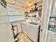Convenient laundry room features a washer and dryer at 30 Inlet Harbor Rd # 606, Ponce Inlet, FL 32127