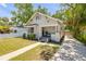 Charming bungalow with well-maintained lawn, inviting front porch, and neutral exterior paint at 402 N Orange St, New Smyrna Beach, FL 32168