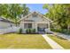 Charming bungalow with well-maintained lawn, inviting front porch, and neutral exterior paint at 402 N Orange St, New Smyrna Beach, FL 32168