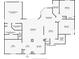 Detailed floor plan showcasing layout of bedrooms, living areas, kitchen, and bathrooms dimensions for a comprehensive view at 406 Phillips Creek Ln, New Smyrna Beach, FL 32168