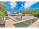 Beautiful community pool and shuffleboard courts, perfect for outdoor enjoyment and relaxation at 4150 S Atlantic Ave # 111B, New Smyrna Beach, FL 32169