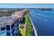 Waterfront property with walkways and dock access on the water at 454 Bouchelle Dr # 202, New Smyrna Beach, FL 32169