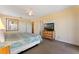 Bedroom with king-size bed and private balcony access at 3204 Calabria Ave # 443, Davenport, FL 33897