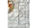 Detailed floor plan showcasing the layout with bedrooms, bathrooms and outdoor space at 3001 Sea Plane Ln, Kissimmee, FL 34747
