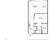 Floor plan showing a one bedroom layout at 155 S Court Ave # 2107, Orlando, FL 32801