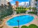 Relaxing community pool with city views at 155 S Court Ave # 2107, Orlando, FL 32801