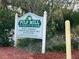 Pulp Mill Subdivision entrance sign, private community for residents and guests only at 14 Weston Rd, Leesburg, FL 34748