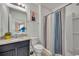 Bathroom with single vanity and shower at 6078 Broad Oak Dr, Davenport, FL 33837