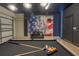 Spacious game room with pool table, basketball art, and ambient lighting, perfect for entertaining at 4189 Lana Ave, Davenport, FL 33897