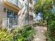 Outside patio with seating, landscaping, and view of the building at 1110 W Ivanhoe Blvd # 6, Orlando, FL 32804