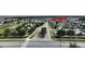 Aerial view showing the location of the property within a residential neighborhood at 1080 Condor Dr, Haines City, FL 33844