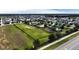 Aerial view showing community pool, playground, and large green space at 1080 Condor Dr, Haines City, FL 33844