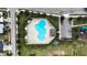 Community pool and recreation area with ample parking at 1080 Condor Dr, Haines City, FL 33844
