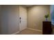 Home entryway with interior door and small console table at 1080 Condor Dr, Haines City, FL 33844