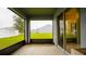 Screened-in porch overlooking the backyard at 1080 Condor Dr, Haines City, FL 33844