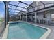 Large screened-in pool with spa and lounge areas, perfect for outdoor enjoyment at 2933 Fable St, Kissimmee, FL 34746
