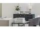 Close up showcasing living room decor including a grey sideboard and decor at 839 Waterfern Trail Dr, Auburndale, FL 33823