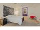 Spacious bedroom with city mural and ample floor space at 6130 Blakeford Dr, Windermere, FL 34786