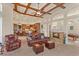Gathering room with kitchen, fireplace & pool table at 6130 Blakeford Dr, Windermere, FL 34786