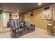 Home theater with reclining seats and popcorn bar at 6130 Blakeford Dr, Windermere, FL 34786