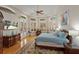 Spacious main bedroom with hardwood floors and large windows at 6130 Blakeford Dr, Windermere, FL 34786