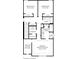 Second floor plan featuring bedrooms, bathrooms, laundry room, and walk-in closet at 2603 Long Pine Ave, Apopka, FL 32712