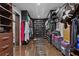 Large walk-in closet with ample shelving and hanging space at 39250 Forest Dr, Eustis, FL 32736