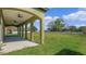 Covered patio and spacious backyard at 1929 Sipes Ave, Sanford, FL 32771