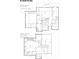Two-story home floor plan, 5 bedrooms, 4 bathrooms, 2-car garage, and covered lanai at 1929 Sipes Ave, Sanford, FL 32771