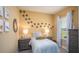 bedroom with twin bed and animal theme decor at 204 Barrington Dr, Haines City, FL 33844