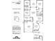 Detailed floor plan showcases layout, including bedrooms, gathering room, lanai, kitchen and garage at 2555 Oneida Loop, Kissimmee, FL 34747